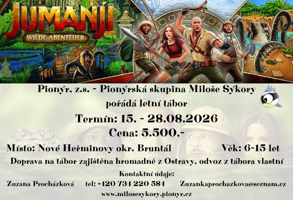 Letáček tábor 2026